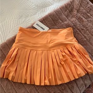 NWT Gold Hinge Skirt- Size M, Sunrise Orange